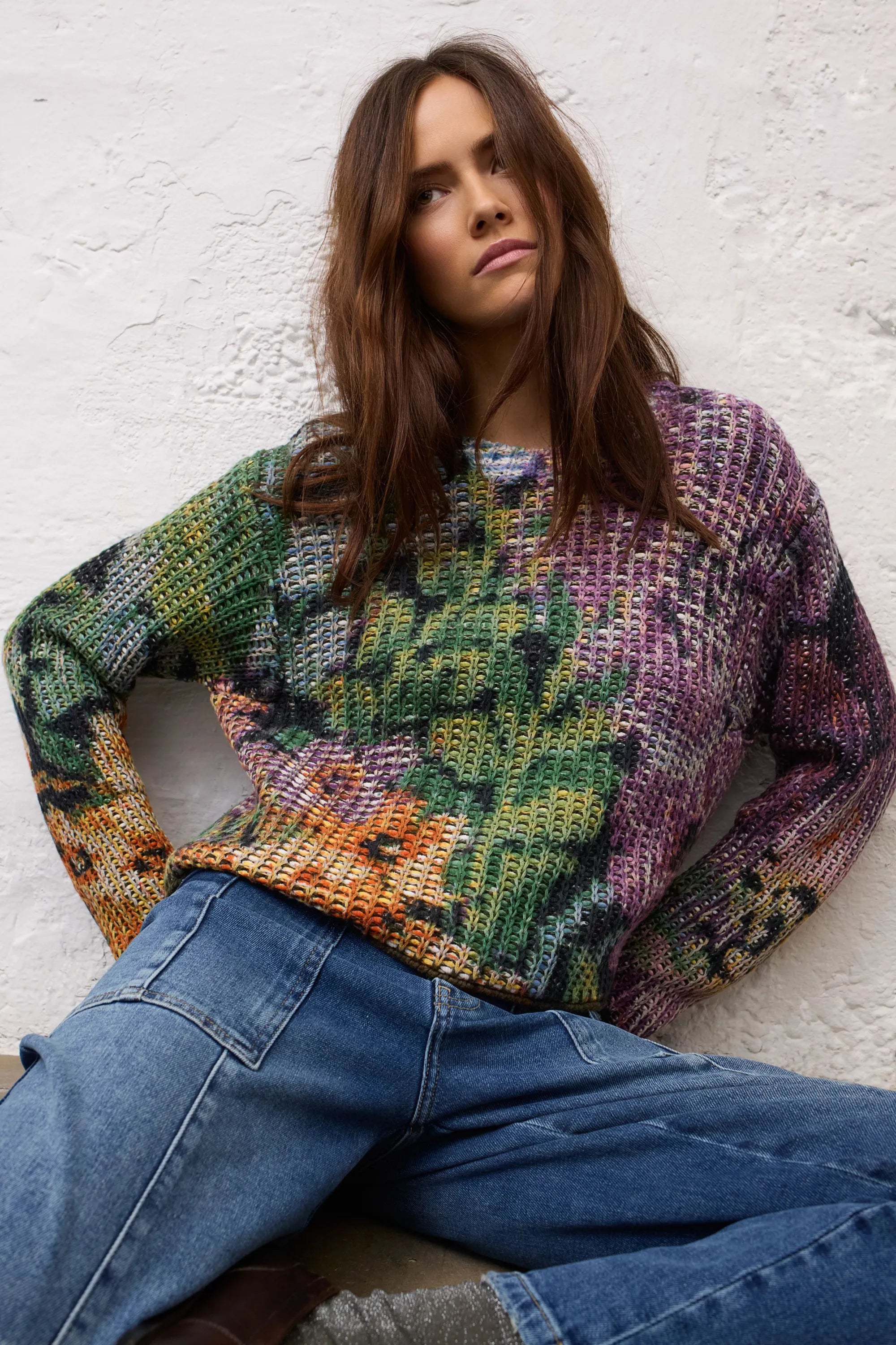 Strickpullover aus Baumwolle