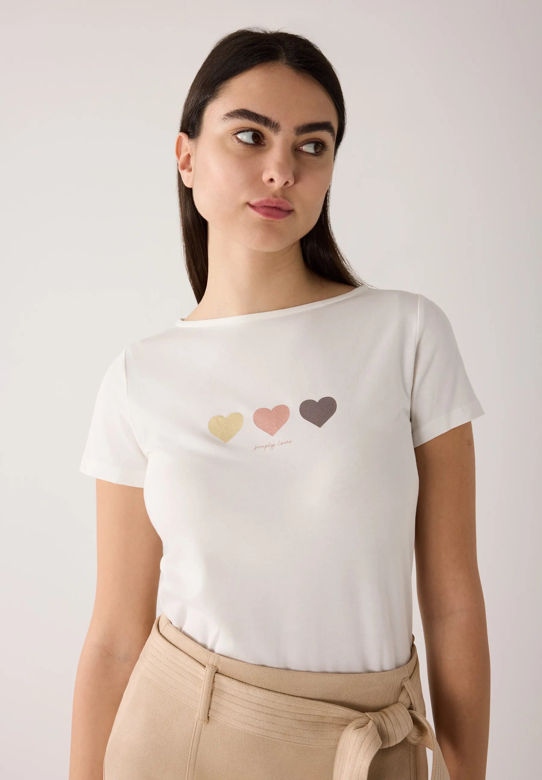 T-Shirt aus Baumwollmix
