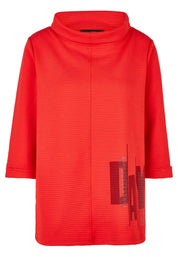 Sweatshirt mit Stehkragen