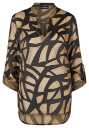 Bluse aus Viskosemix