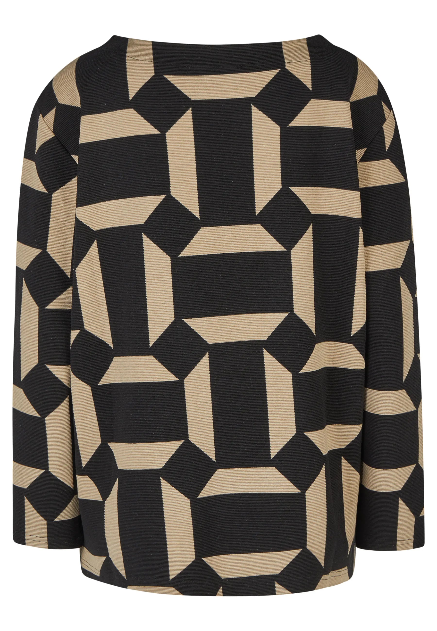 Sweatshirt gemustert