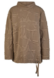 Sweatshirt mit Stehkragen