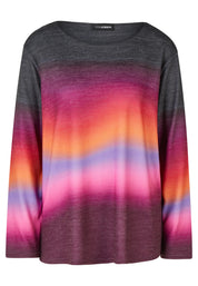 Langarmshirt aus Viskosemix