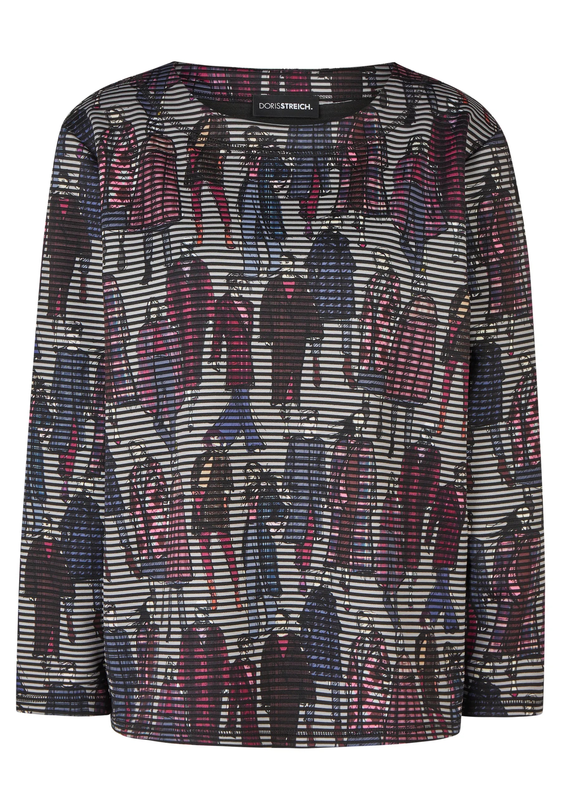 Sweatshirt mit Fashionista-Print