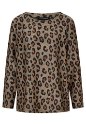 Sweatshirt mit Leoprint