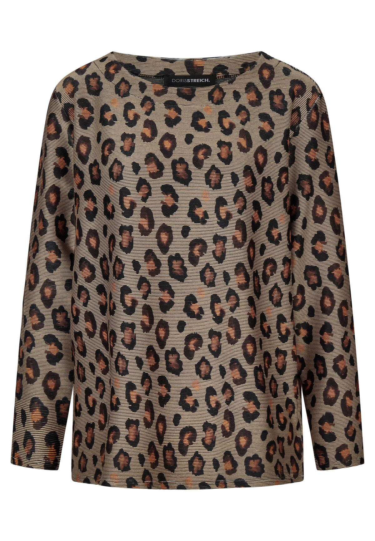 Sweatshirt mit Leoprint
