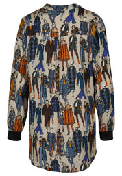 Bluse aus Viskose