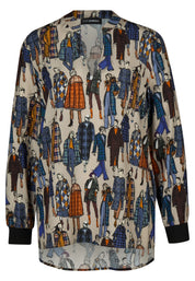 Bluse aus Viskose