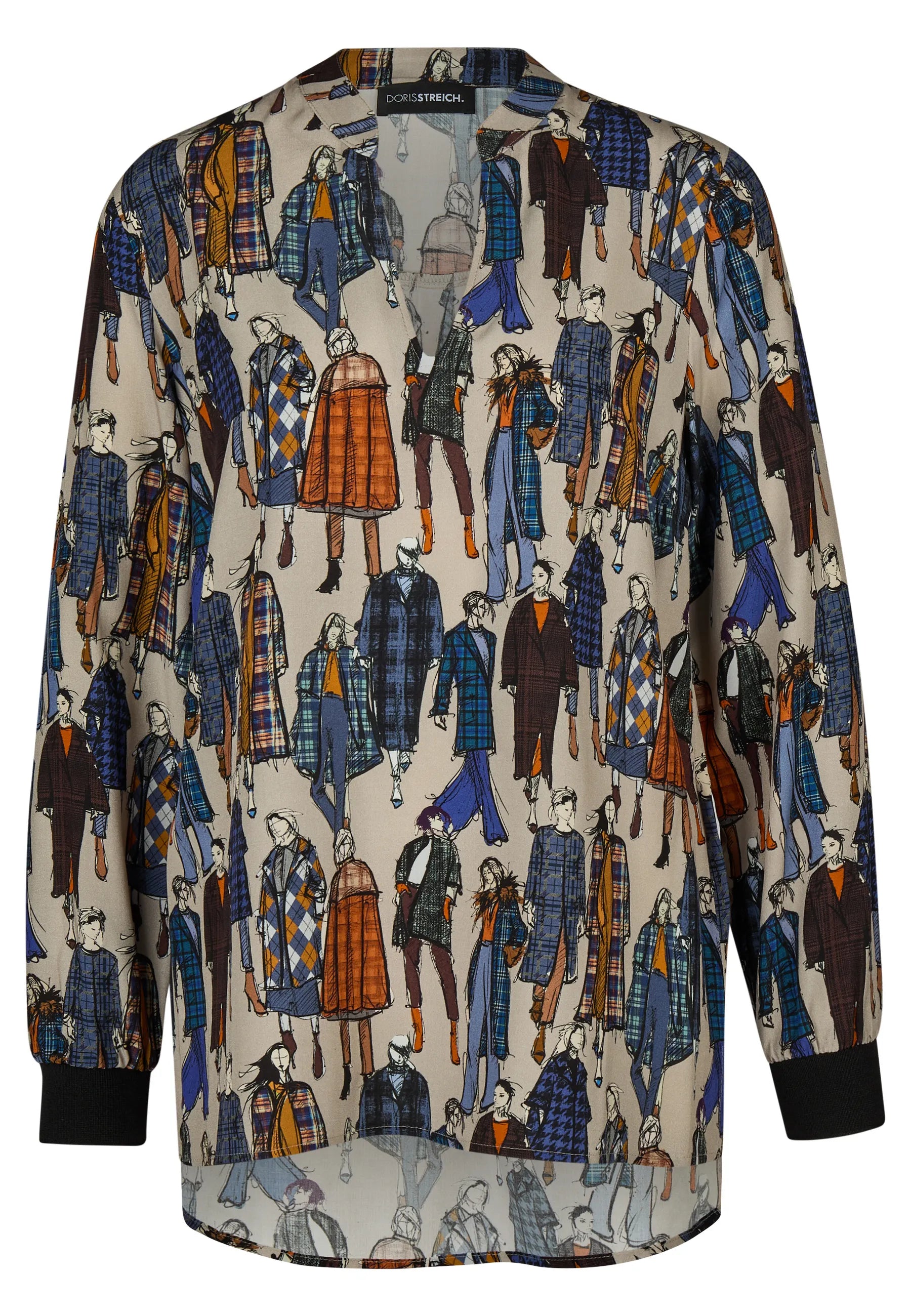 Bluse aus Viskose