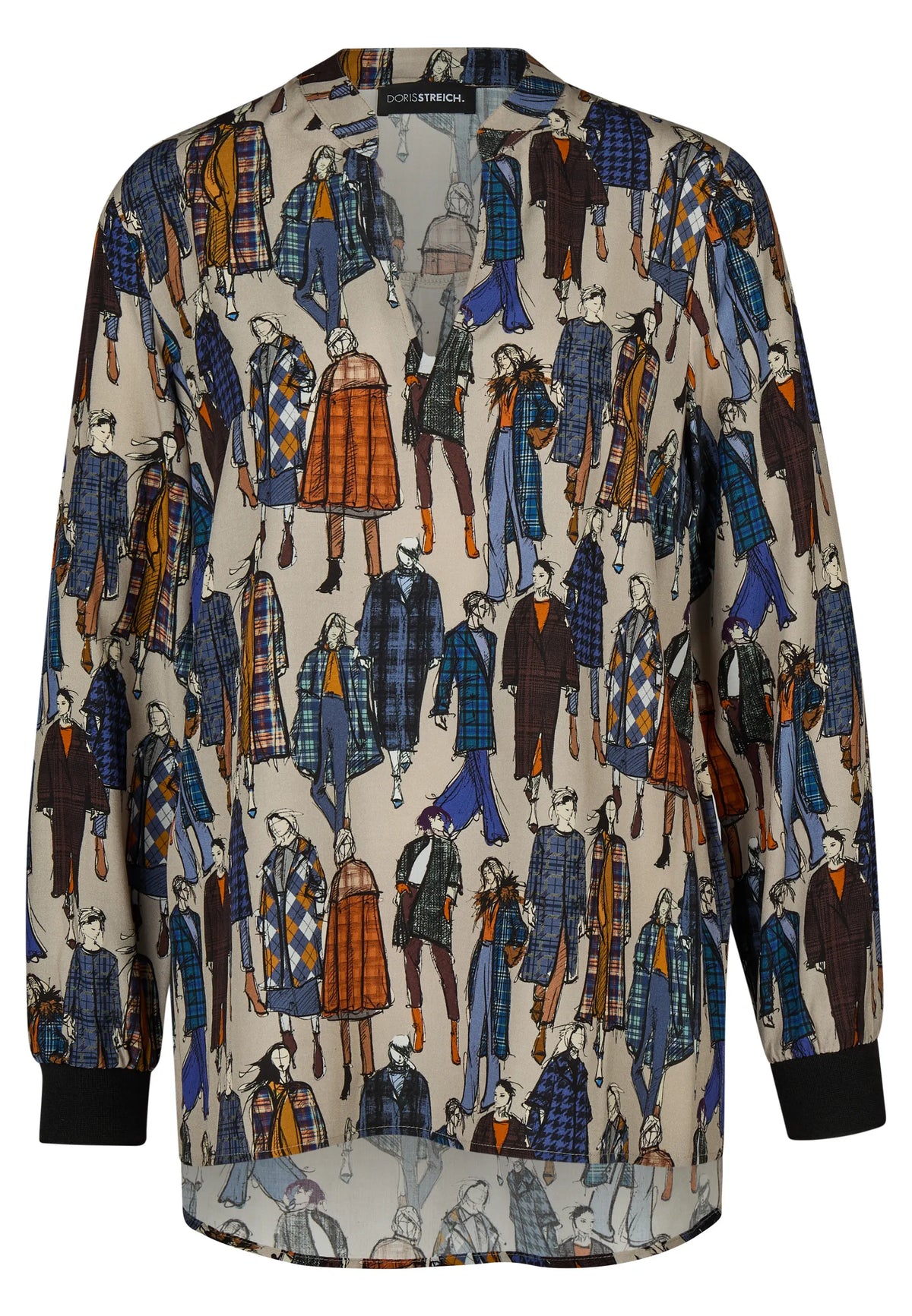Bluse aus Viskose
