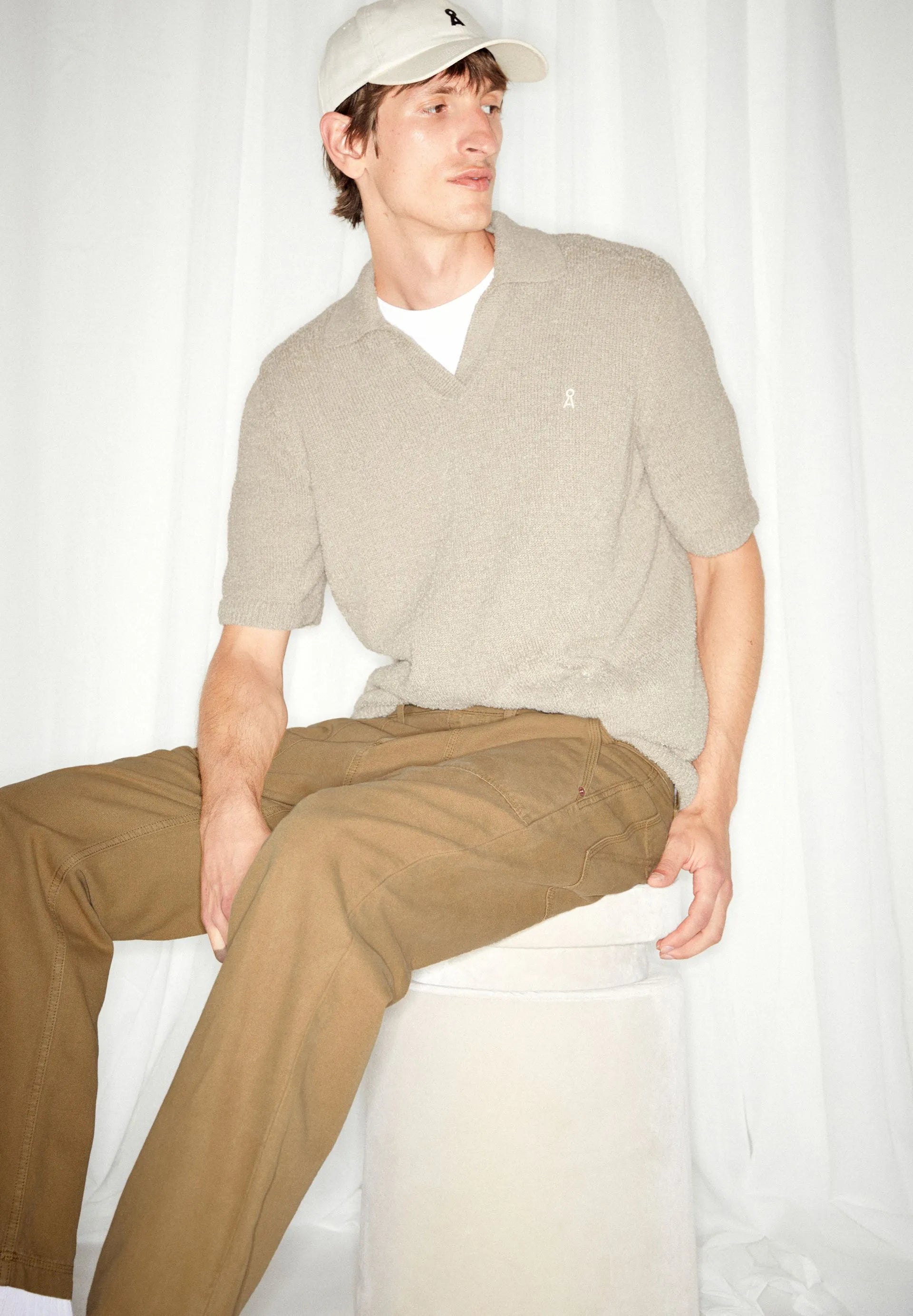 Poloshirt Regular Fit aus Bio-Baumwollmix