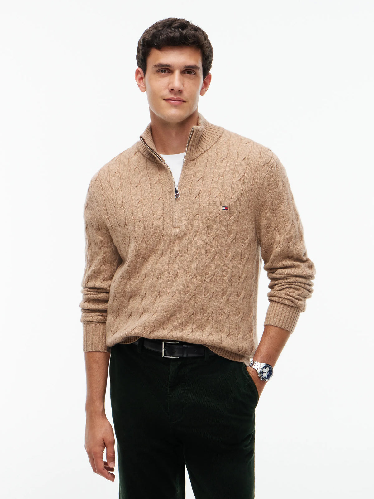 Strickpullover aus Wolle