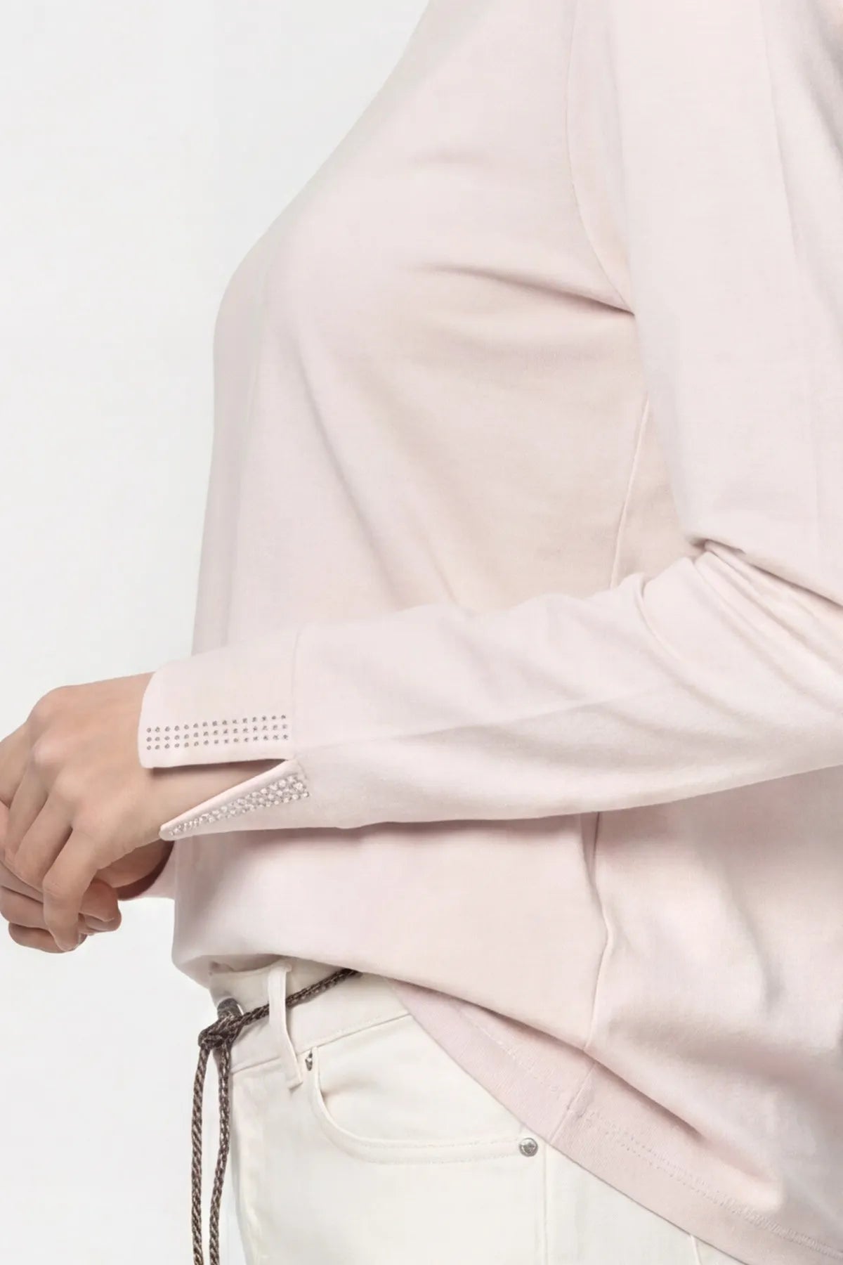 Langarmshirt aus Baumwolle