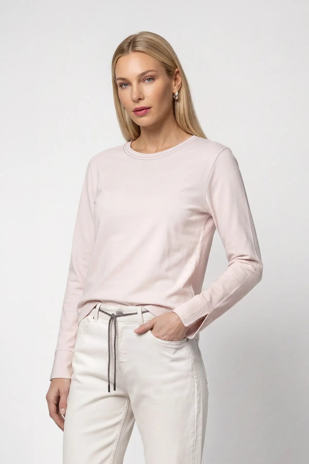 Langarmshirt aus Baumwolle