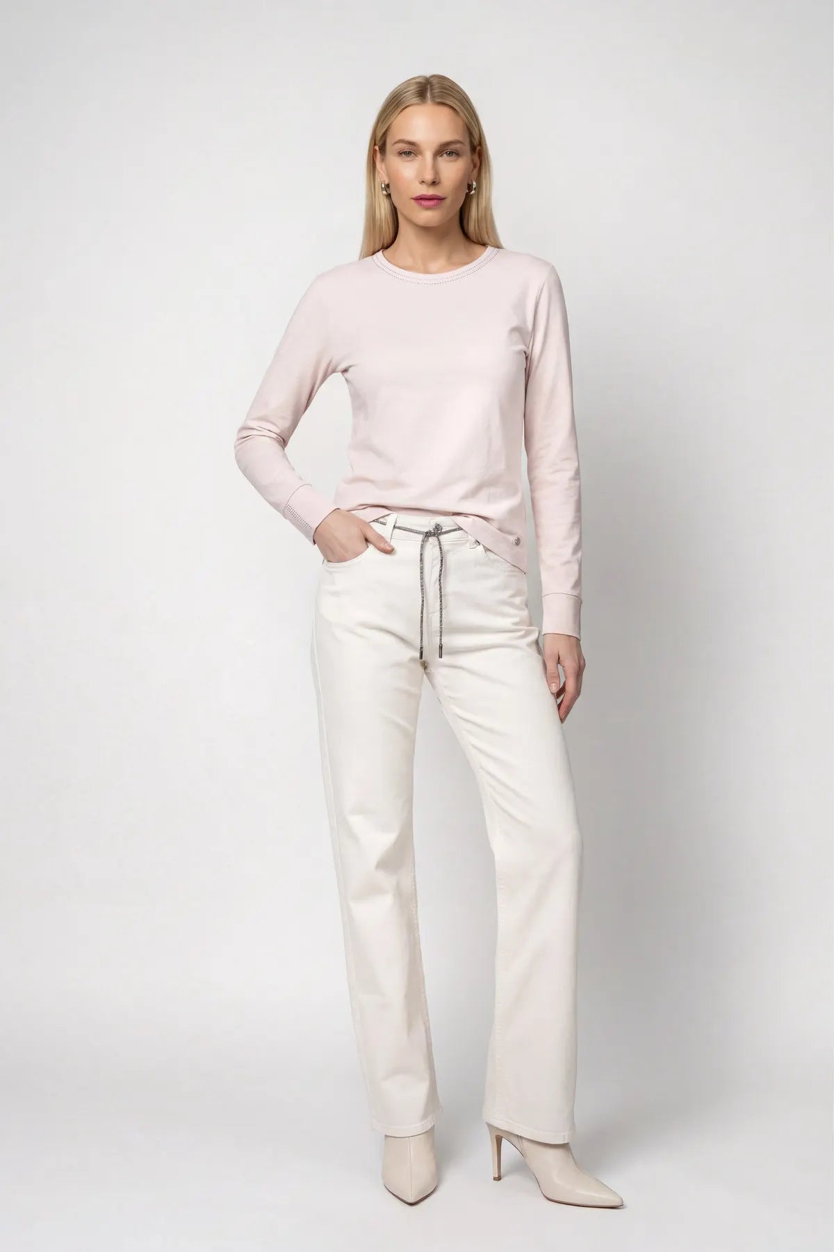 Langarmshirt aus Baumwolle