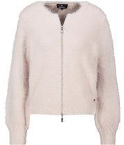 Strickjacke mit Rundhalsausschnitt