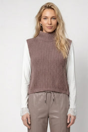Strickpullunder mit Stehkragen