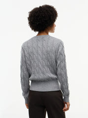 Strickjacke aus Wolle