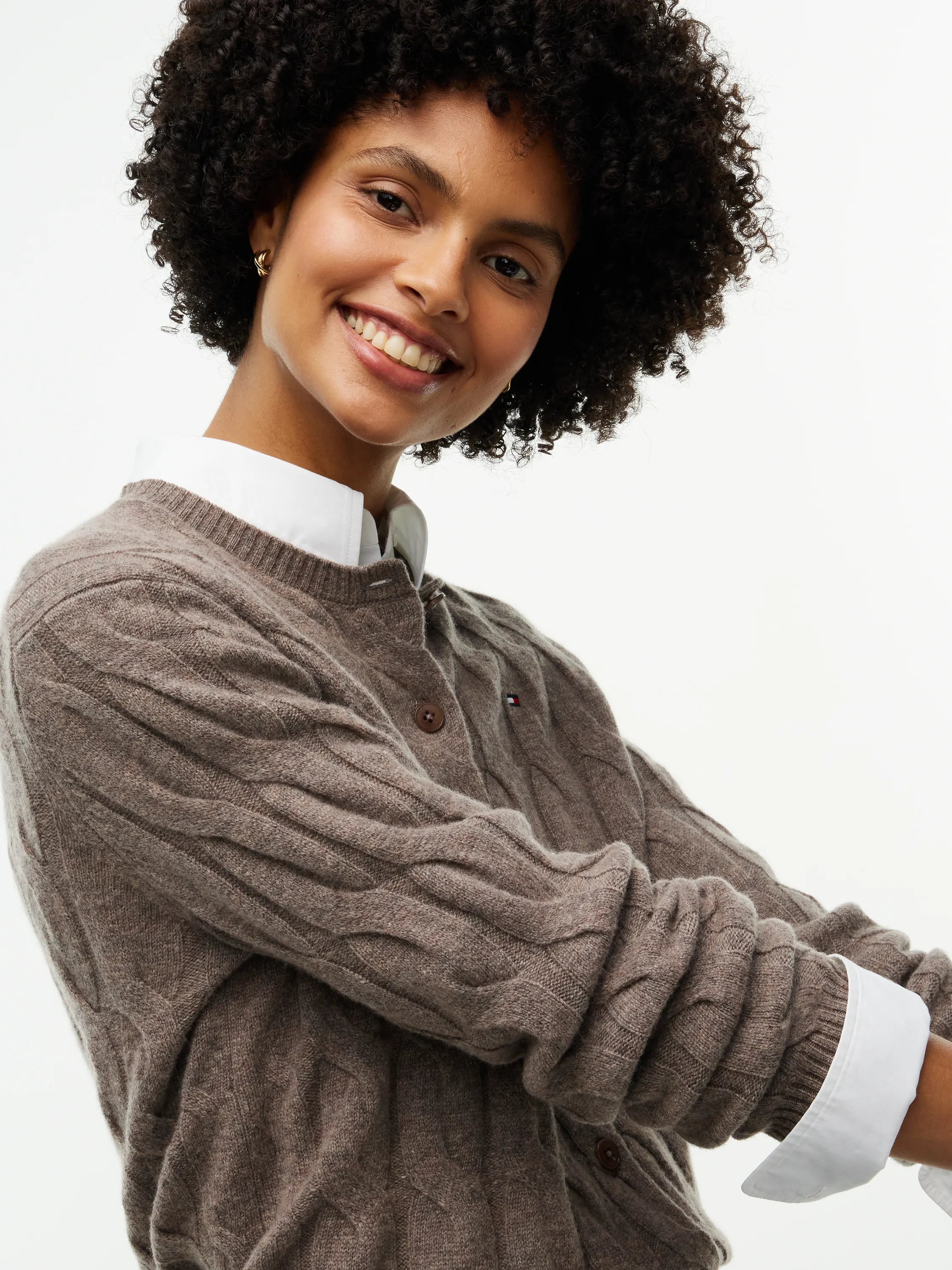 Strickjacke aus Wolle