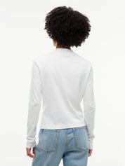Langarmshirt aus Baumwolle