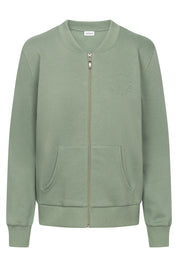 Sweatjacke aus Baumwollmix