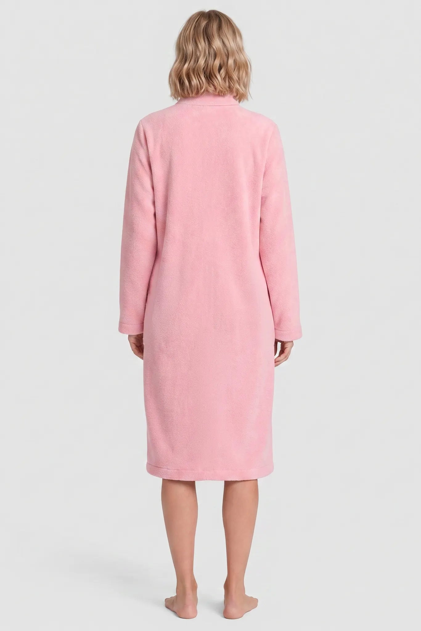 Robe mit Stehkragen