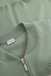 Sweatjacke aus Baumwollmix