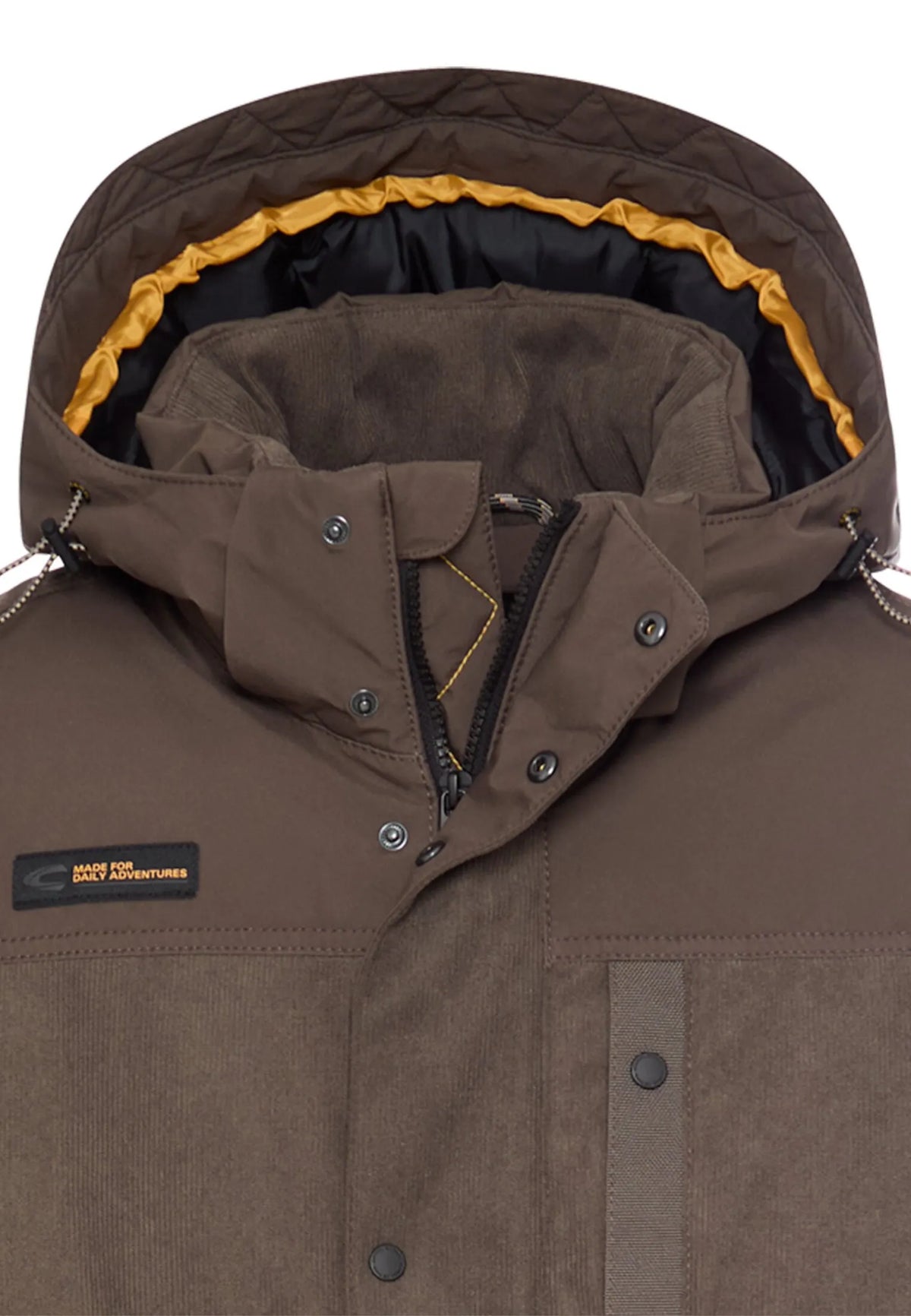 Winterjacke mit abnehmbarer Kapuze
