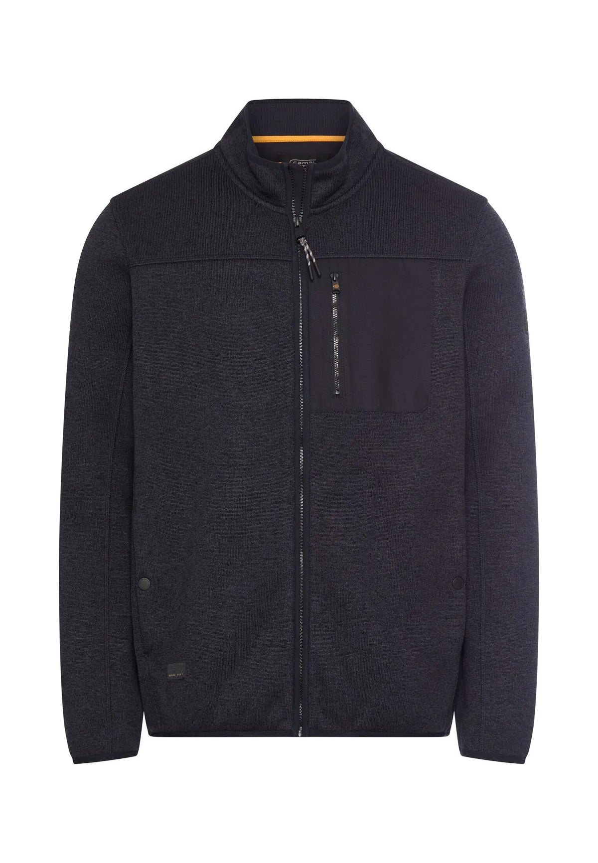 Fleecejacke mit Stehkragen