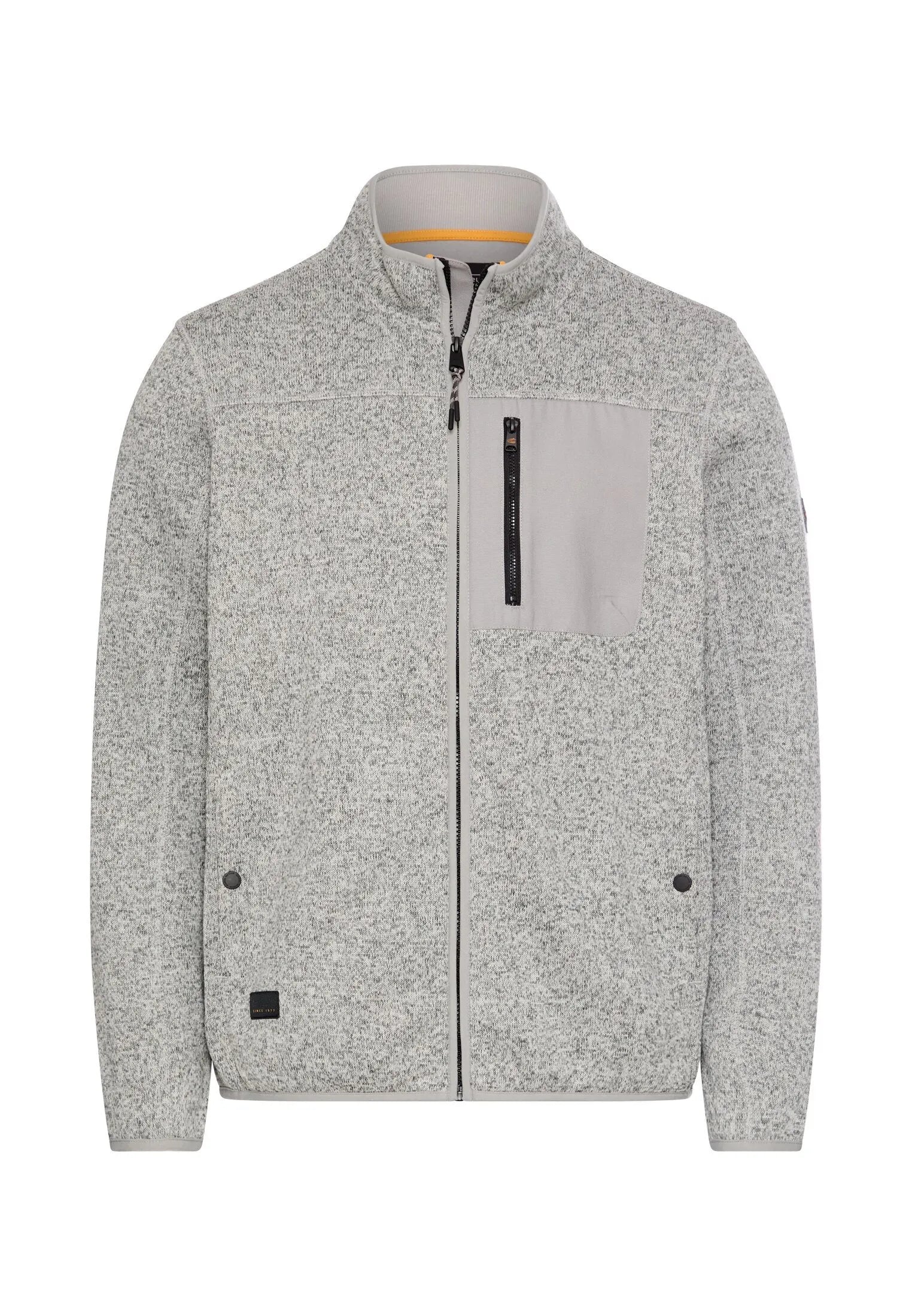 Fleecejacke mit Stehkragen