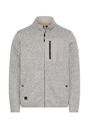 Fleecejacke mit Stehkragen