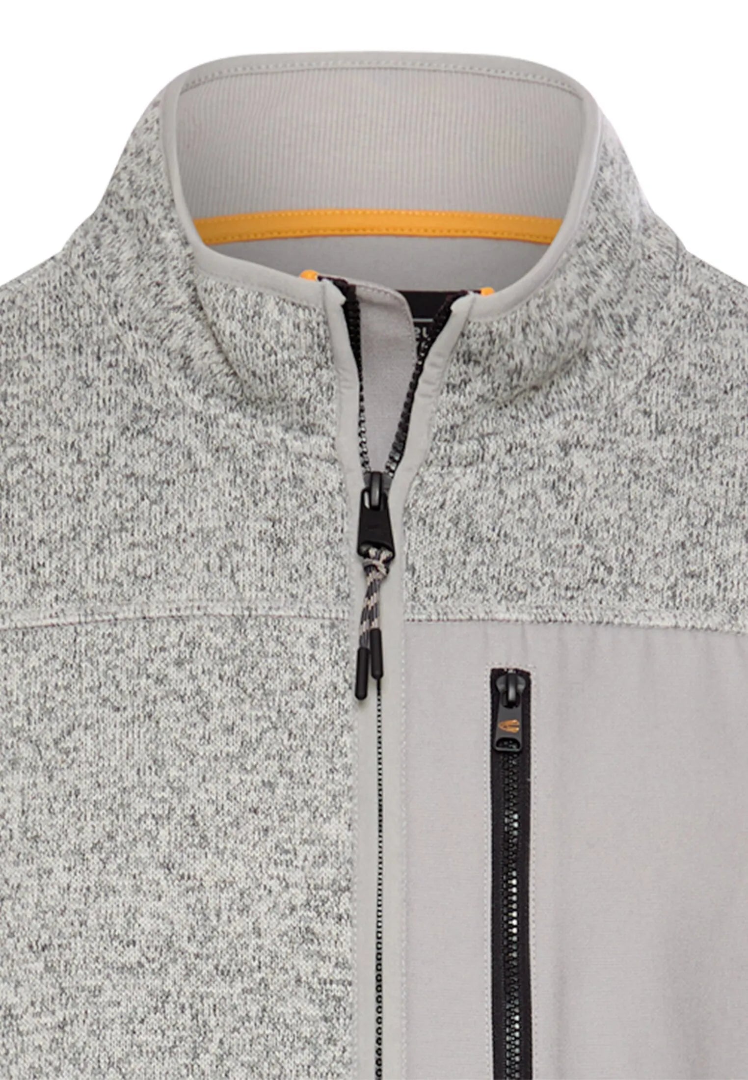 Fleecejacke mit Stehkragen