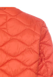 Steppjacke mit Rundhalsausschnitt