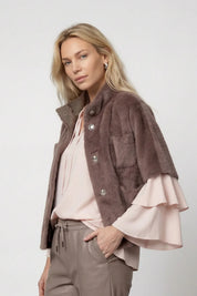 Overshirt aus Kunstfell