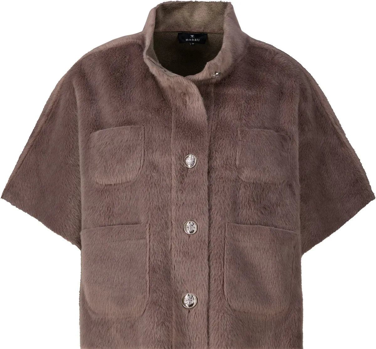 Overshirt aus Kunstfell