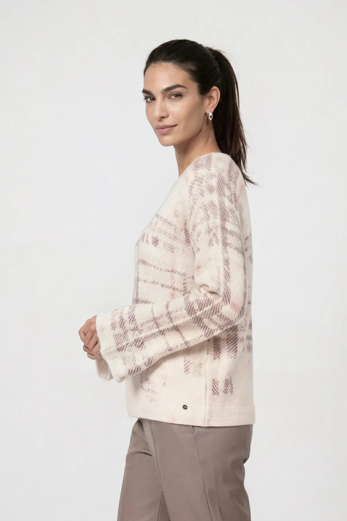 Strickpullover aus Wollmix