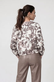 Sweatshirt aus Viskosemix