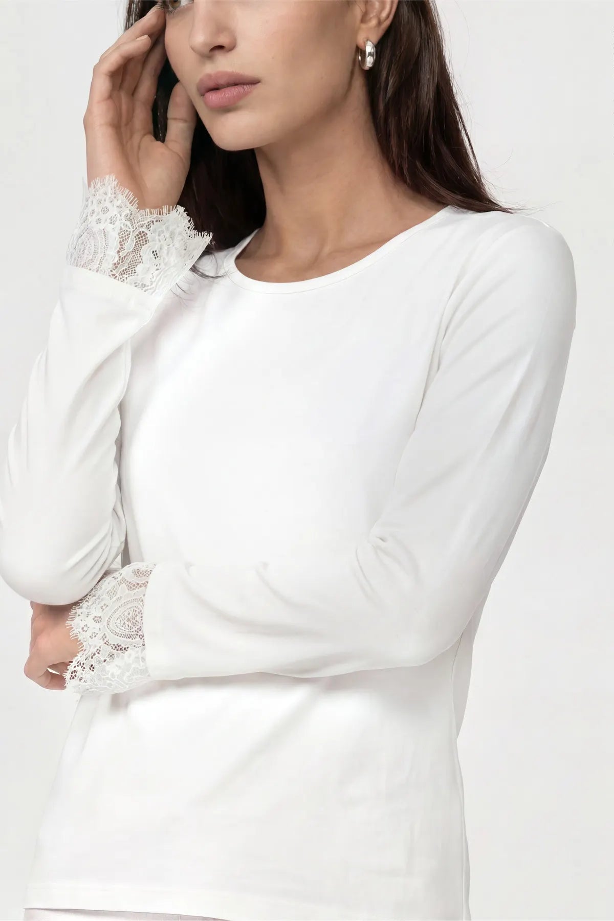 Langarmshirt aus Modal