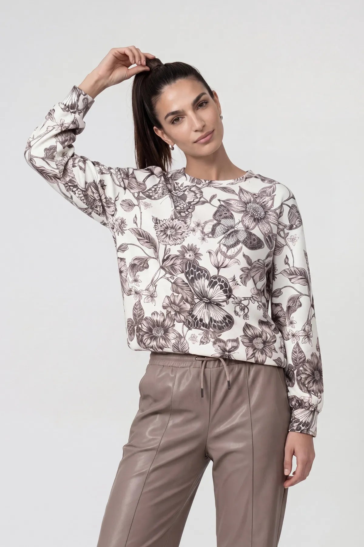 Sweatshirt aus Viskosemix