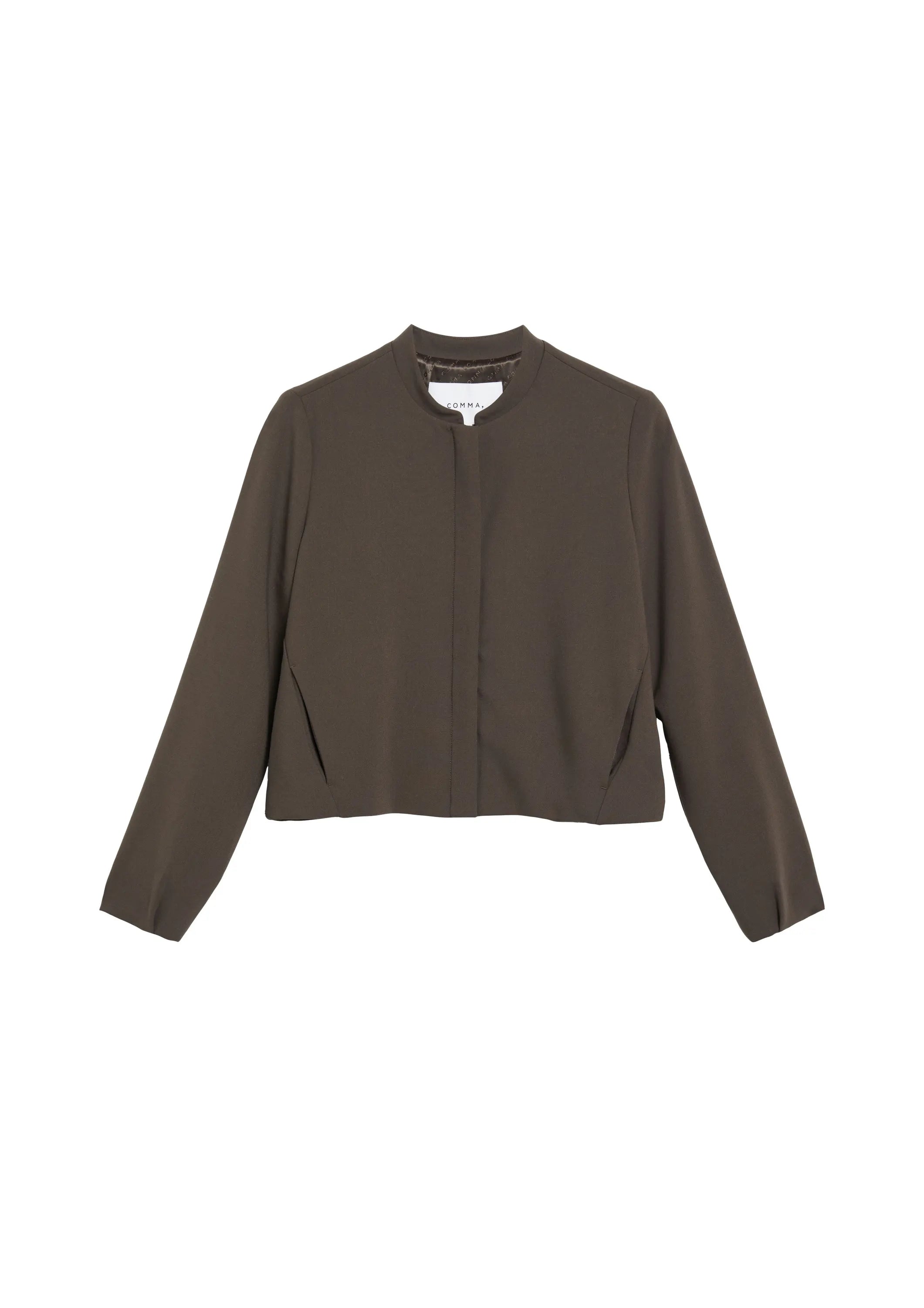Leichte Jacke mit Rundhals