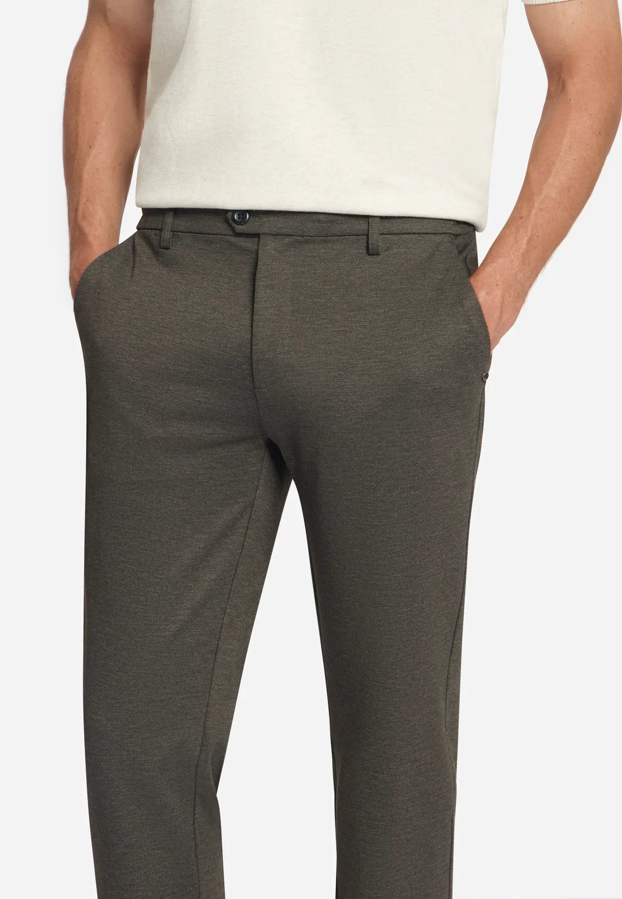 Stoffhose Regular Fit