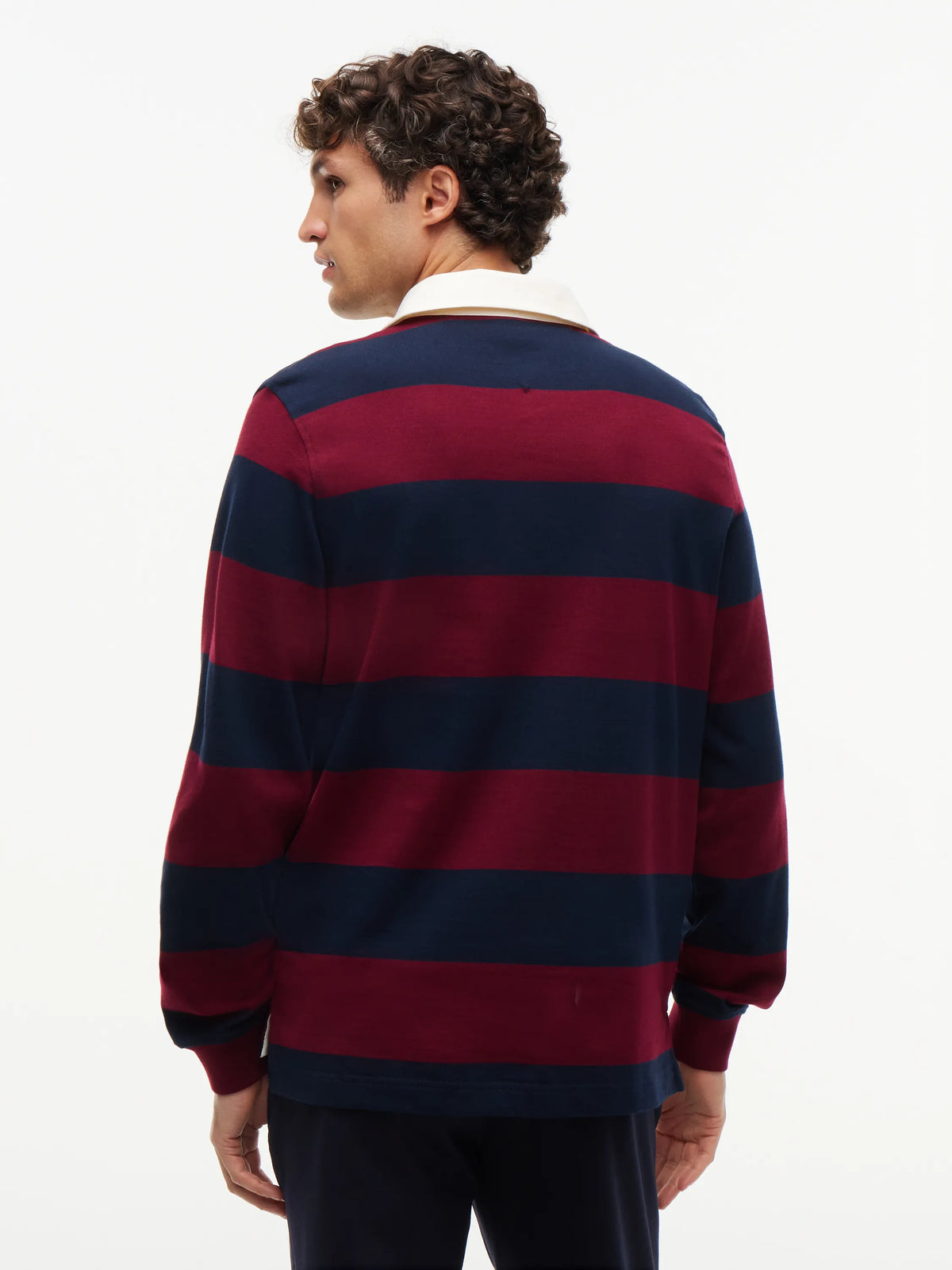 Langarmshirt aus Baumwolle gestreift