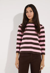 Langarmshirt gestreift