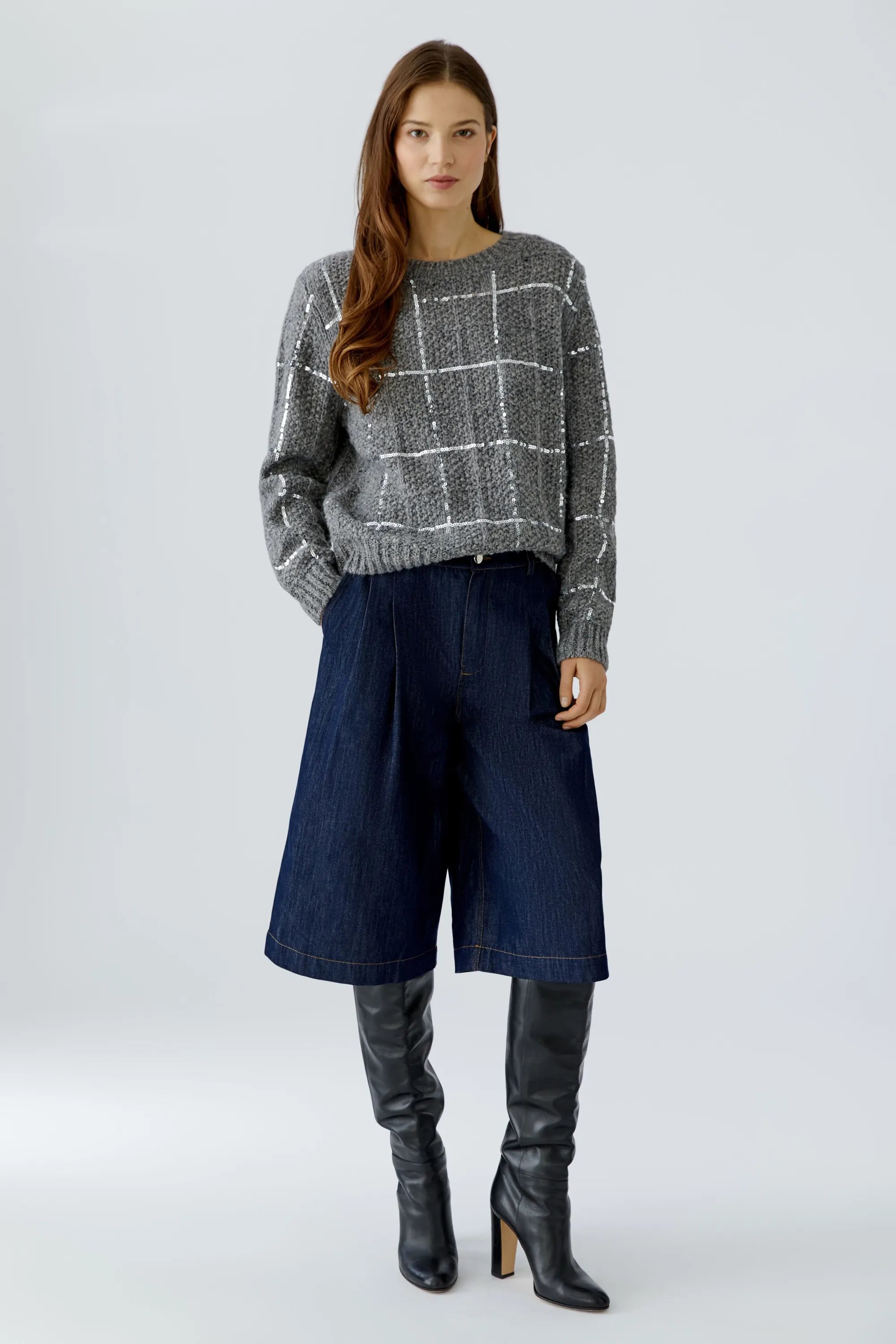 Strickpullover aus Wollmix