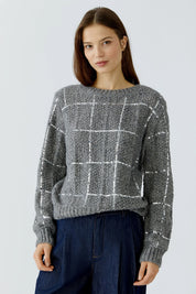 Strickpullover aus Wollmix