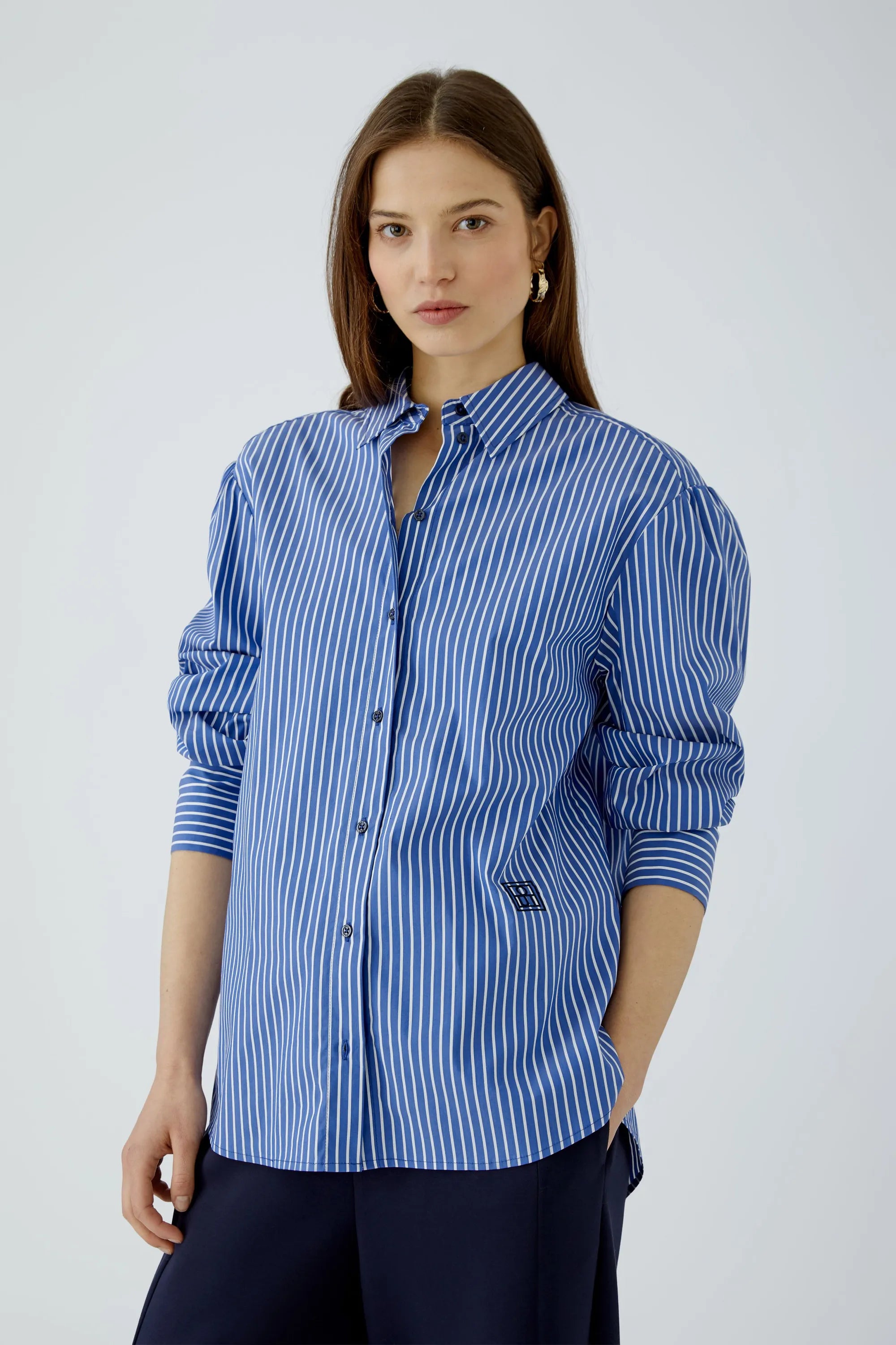 Bluse gestreift Oversized Fit
