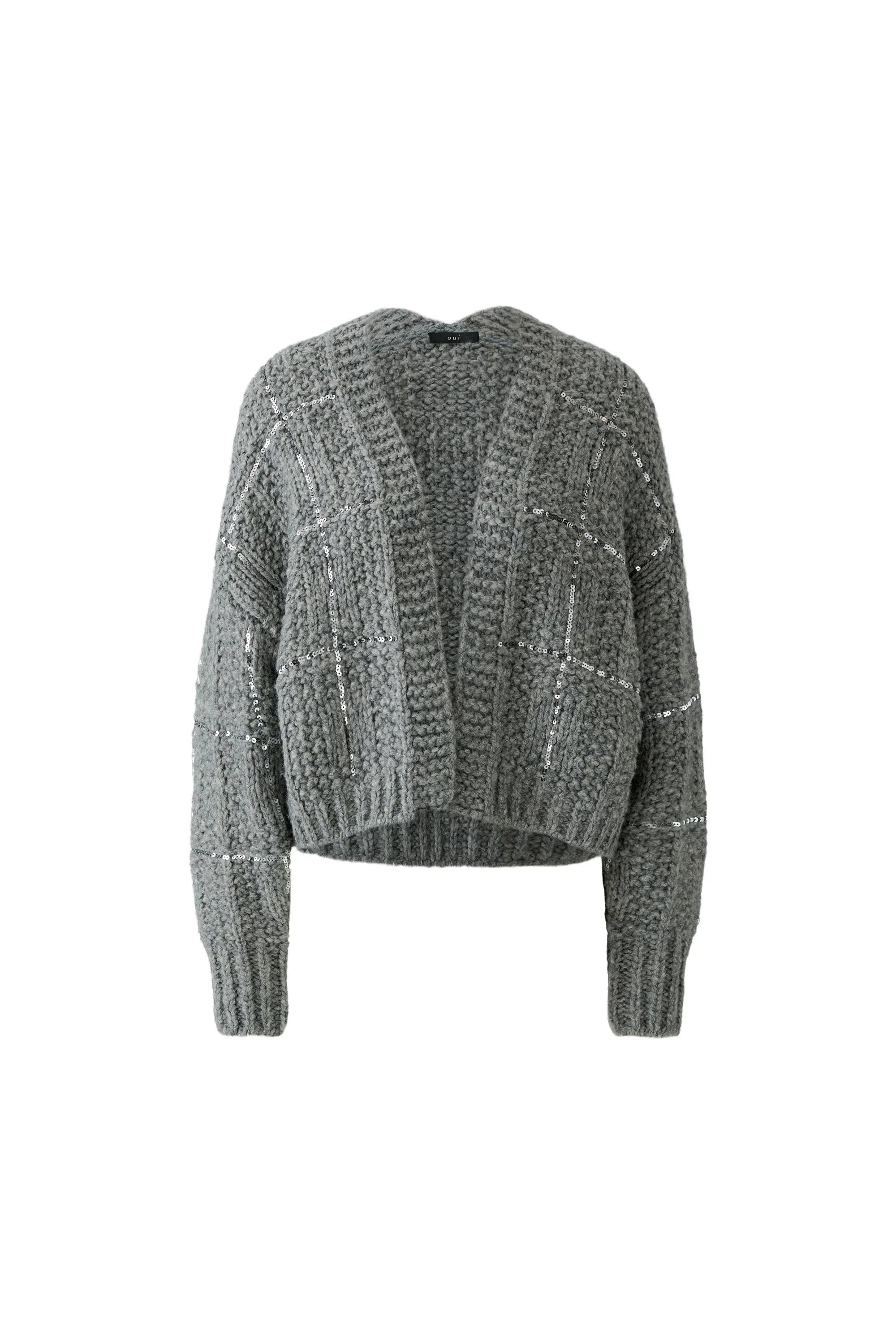 Strickjacke aus Wollmix