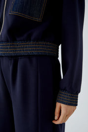 Scuba-Jacke im Blouson Stil