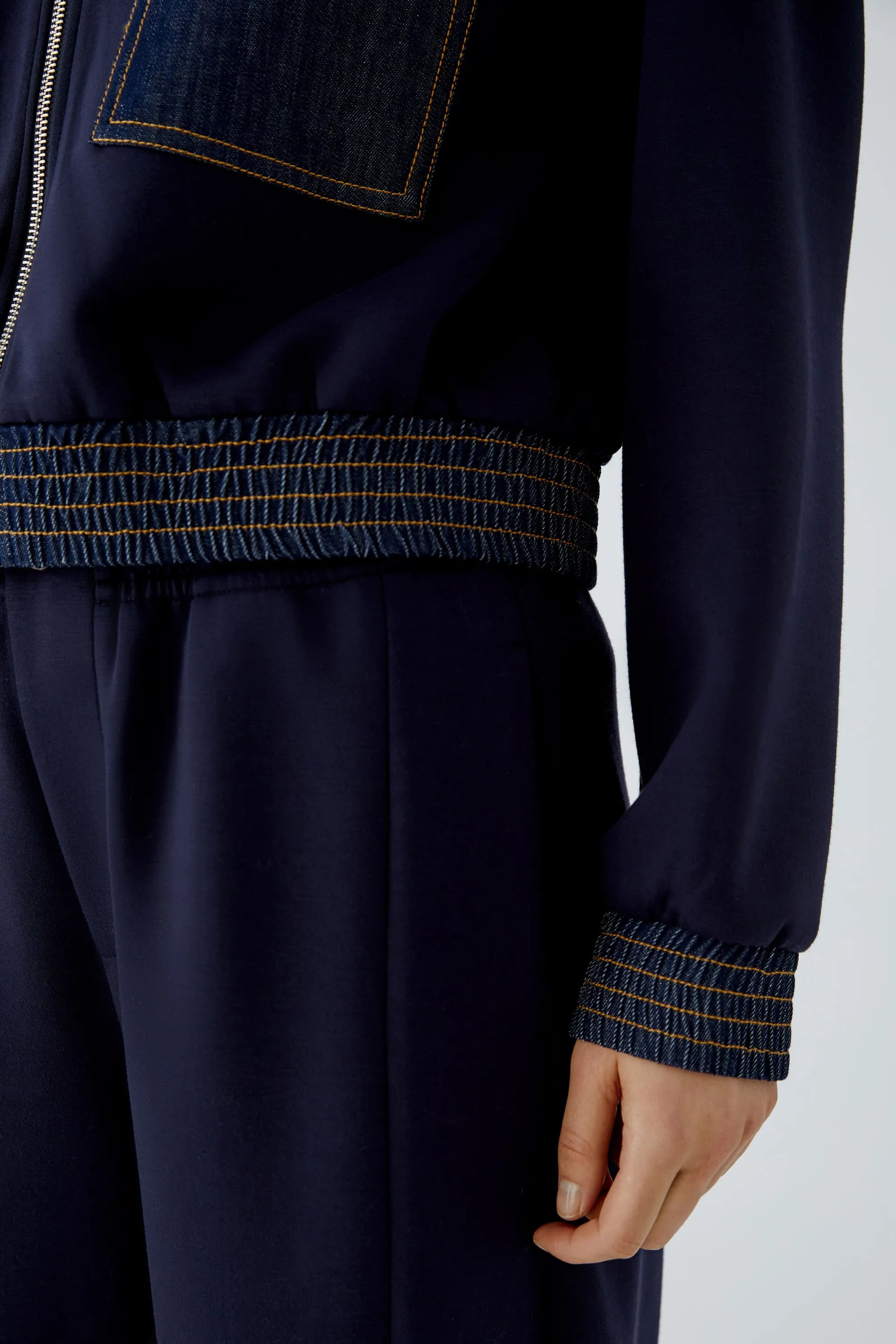 Scuba-Jacke im Blouson Stil
