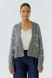 Strickjacke aus Wollmix